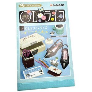 Re-Ment Girls In The City 3 Shoes Coffee  Accessories Miniature Collection 2005